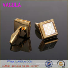 VAGULA Quality Gold Wedding Men Shirt Cuffs Gemelos Cufflinks (L51923)
